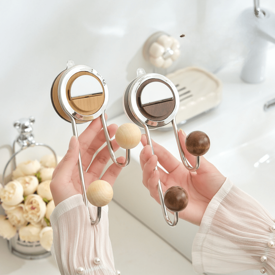 High-Grade Wall Mounted Suction Bathroom Hooks